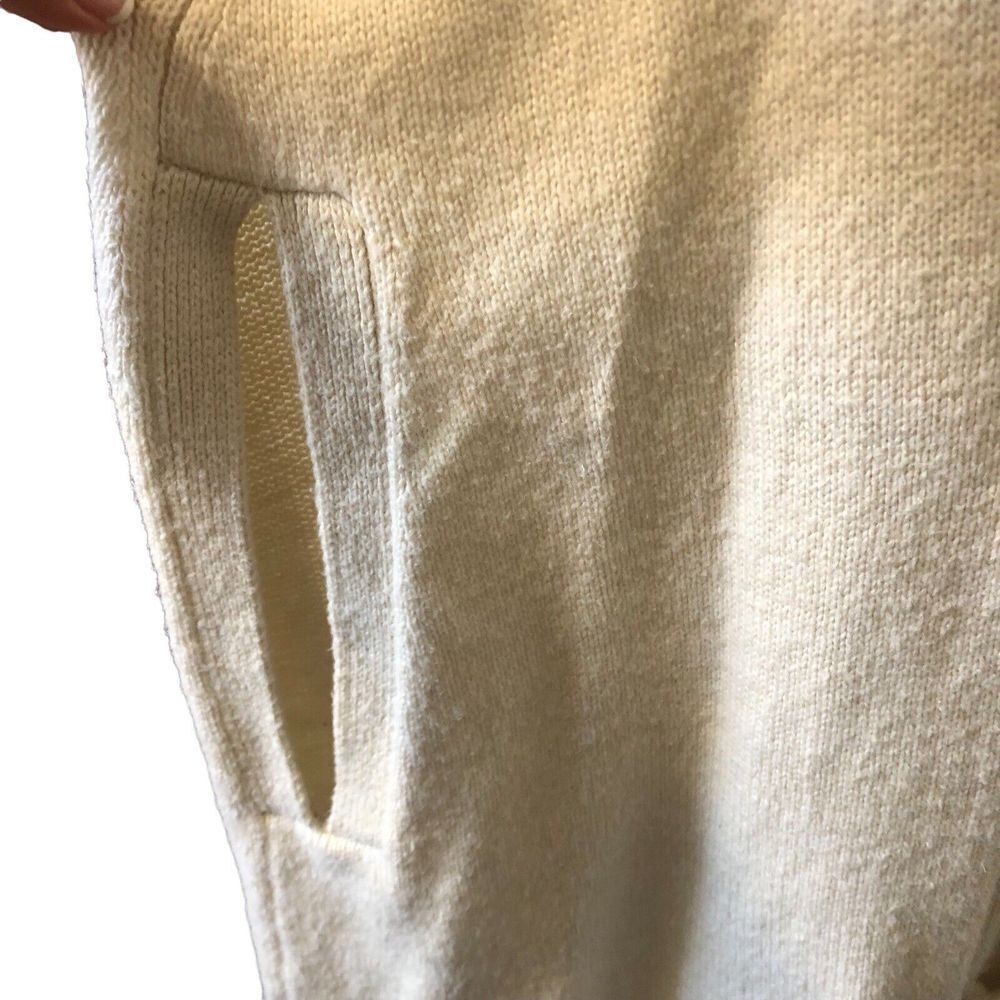 Chico's Zenergy Cream Cable Knit Turtleneck‎ Sweater S/M - Picture 6 of 6